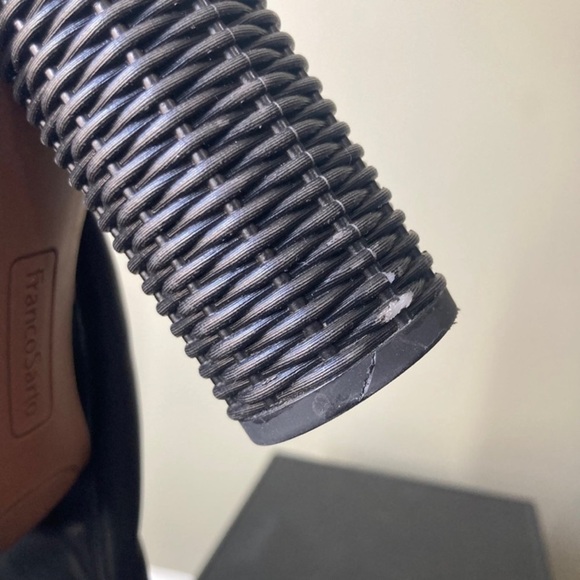 LIKE NEW | Franco Sarto Black Heeled Boots - Picture 10 of 16